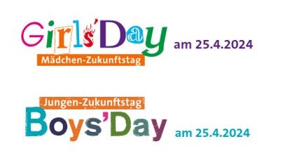 Logo von den Aktionstagen Girls’Day und Boys’Day am 25. April 2024.