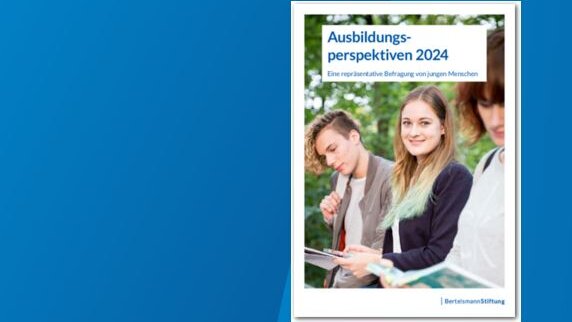 Titel der Befragung von jungen Menschen zu Ausbildungsperspektiven 2024.