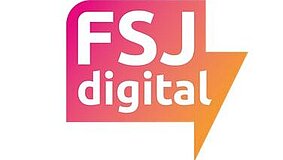 Logo FSJ digital für das Freiwillige Soziale Jahr im Bereich digitaler Medien in Baden-Württemberg.