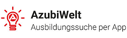 Logo der App "AzubiWelt Ausbildungssuche per App"