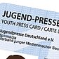 Ausschnitt eines Jugend-Presseausweises zum Wettbewerb Schülerzeitung der Jugendpresse Sachsen e.V.