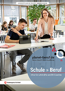 Cover des Hefts Schule >> Beruf, Ausgabe 2023/2024