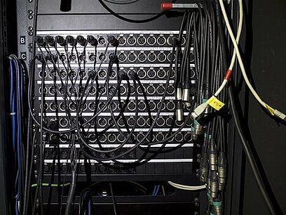 Kabelsystem eines Servers