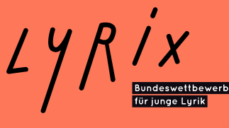 Logo mit Text Lyrix und Bundeswettbewerb für junge Lyrik.