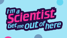 Logo der Veranstaltung "I'm a Scientist, Get me out of here"