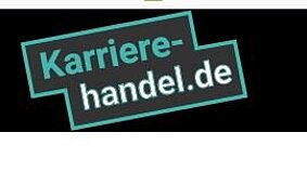 Logo zur Ausbildungskampagne im Handel mit Text Karriere-handel.de