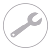 Icon mit einem Schraubenschlüssel