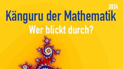 Wettbewerb Känguru der Mathematik 2024 - Wer blickt durch, mit bunten Symbolen.