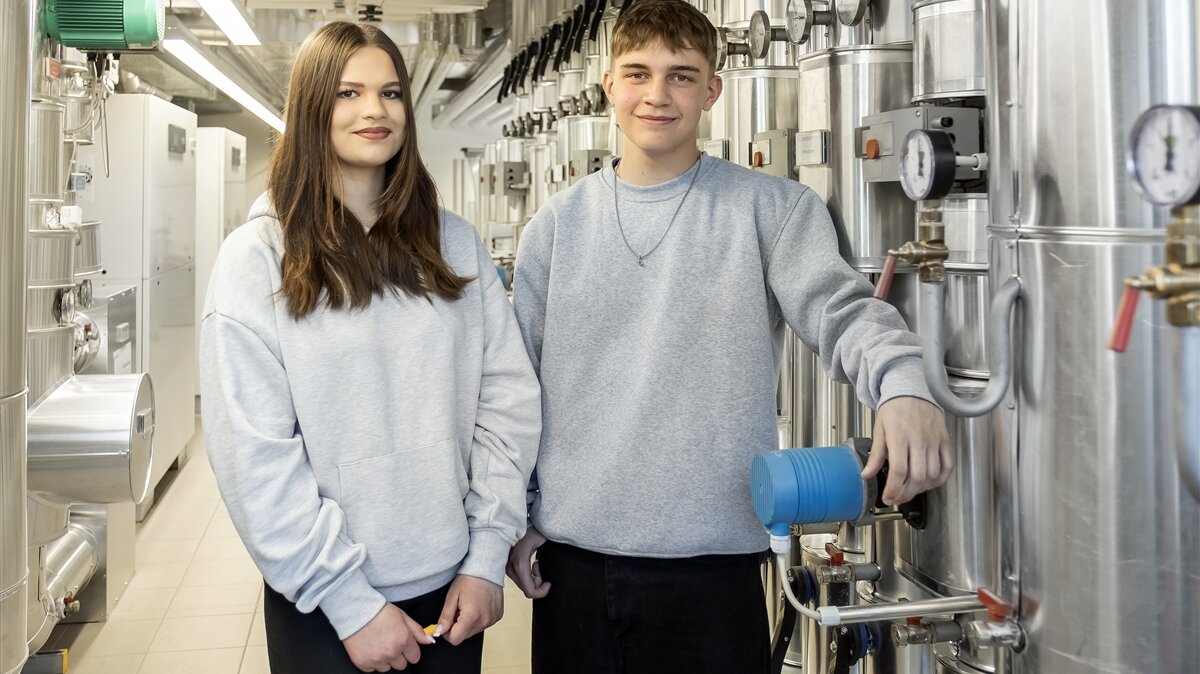 Porträtbild von Melissa und Fabian
