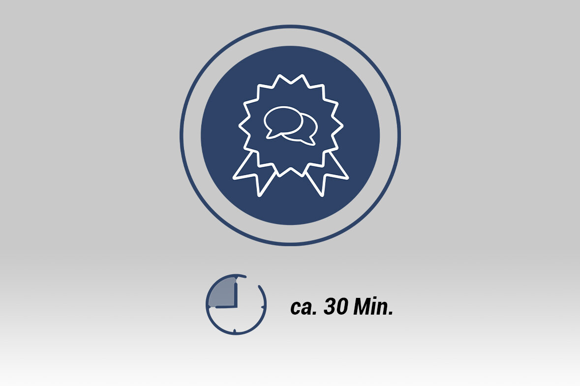 Grafik des Testmoduls 2 von Check-U